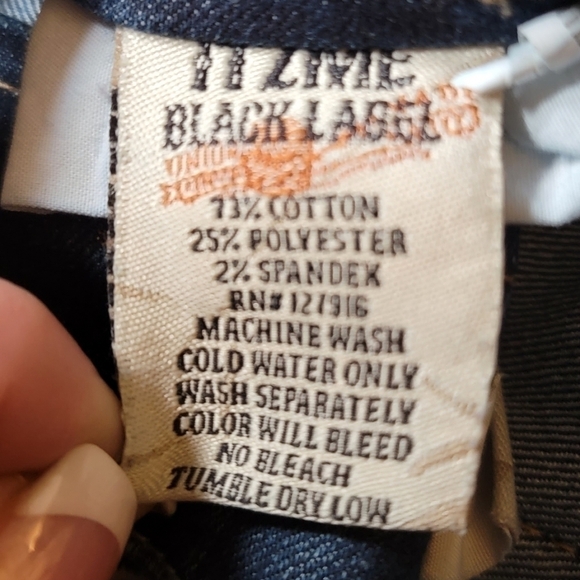 WOMENS ITZ ME Black label skinny jeans size 7 - Picture 6 of 9